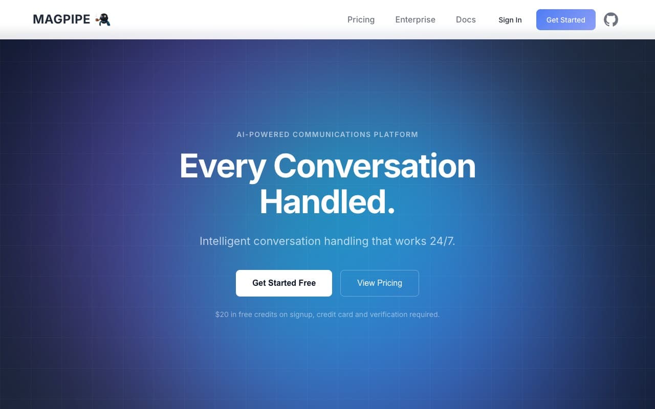 Magpipe — Every Conversation Handled.